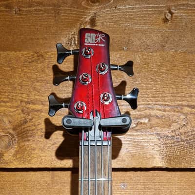 Ibanez SR375 Bass Guitar; Red Sunburst: Serial No: 1P-03 I150700428 | Second Hand image 4
