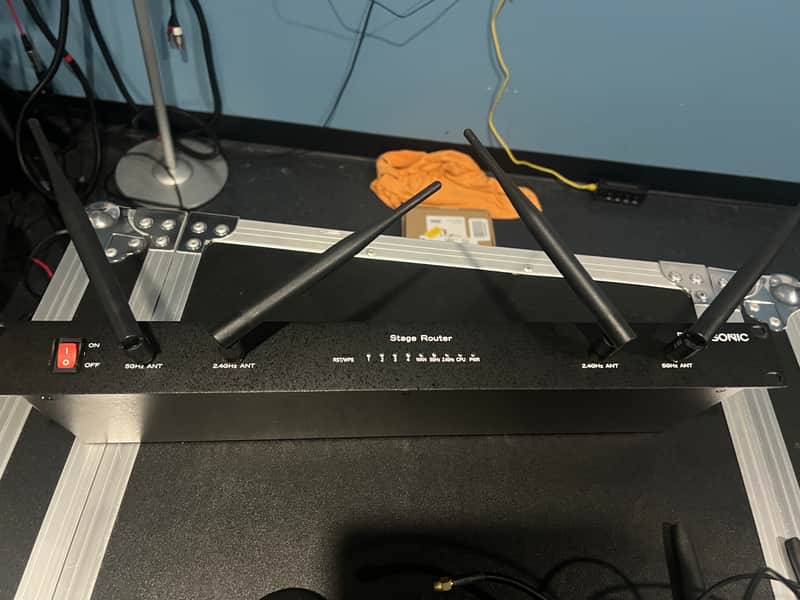 Nowsonic Stage Router W-LAN 2021 - Black image 1