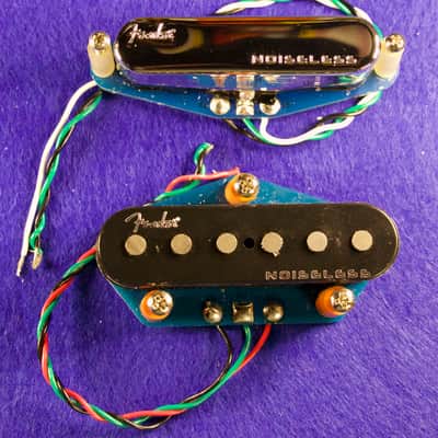 Fender Ultra Noiseless Vintage Telecaster Pickup - Silver/Black image 1