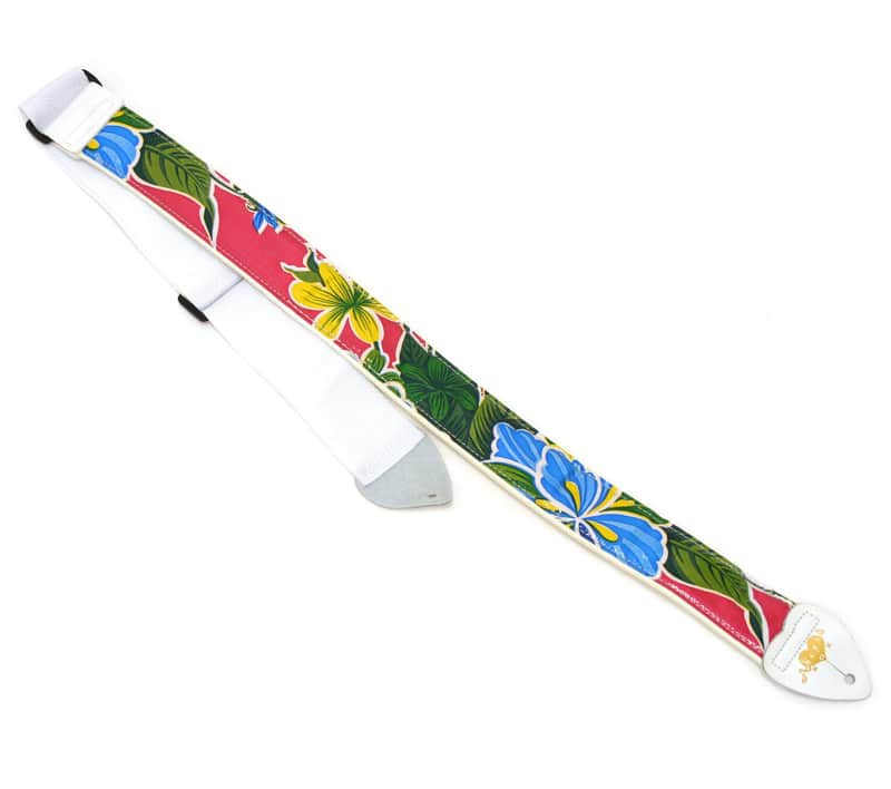 AL-OCF 2" Alexis Sugar 'N Spice Hawii Flowers Hula Girl Guitar Strap For Girls image 1