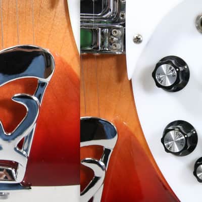 1989 Rickenbacker Model 350 FireGlo Semi Hollow Electric Guitar CLEAN! MUST SEE image 11