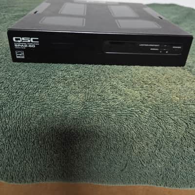 QSC SPA4-60 Compact 4-Channel Commercial Power Amplifier 2010s - Black image 1