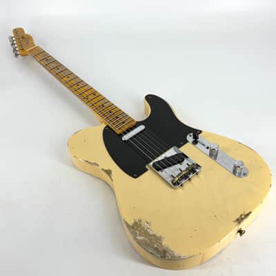 2016 Fender Custom Shop Limited Edition ’51 Telecaster Heavy Relic – Faded Nocaster Blonde image 9