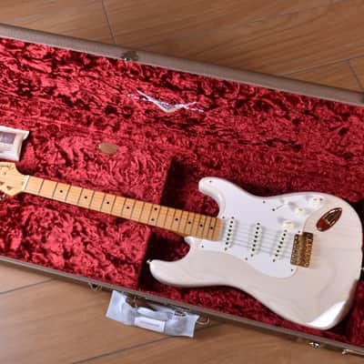 Fender Custom Shop Stratocaster 1957 Vintage Custom Aged White Blonde image 3