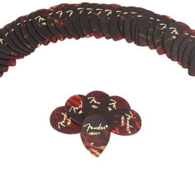 Immagine Fender 358 Shape Classic Celluloid Picks - Heavy (72-pack) - 3