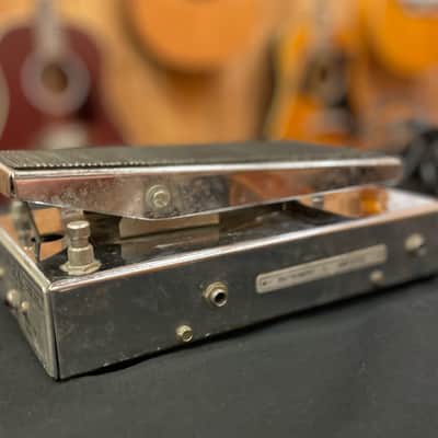 Vintage Morley PFW Power Fuzz Wah Pedal for Electric Guitar & Bass Silver w Power imagen 10