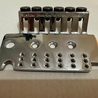 Peavey Wolfgang Bridge Plate – Ping Licensed Floyd Rose (2000s Era) Includes Schaller Original Floyd Rose Fine Tuning Screws image 1