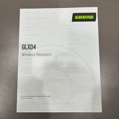 Shure GLXD4 Wireless Belt Pack System for Guitar or Bass image 7