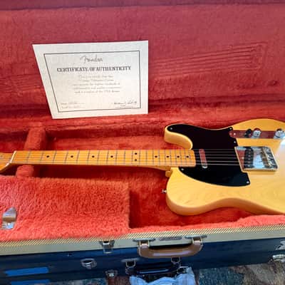 1996 Fender Telecaster 1952 Reissue 52 Butterscotch Blonde image 8