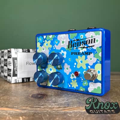 ギター benson preamp flower child blue flower Benson Amps Preamp Pedal - Flower Child. NEW, Authorized Dealer
