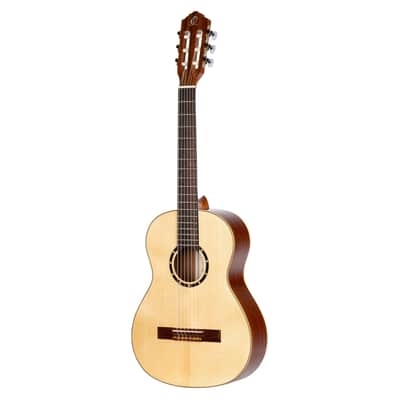 Ortega R121G-3/4 Family Series Cedar Top Mahogany Neck 3/4 Size Nylon 6-String Classical Acoustic Guitar w/Gig Bag image 6