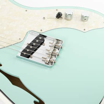 Fender Limited Edition Two-Tone American Thinline Telecaster 2019 Surf Green image 15