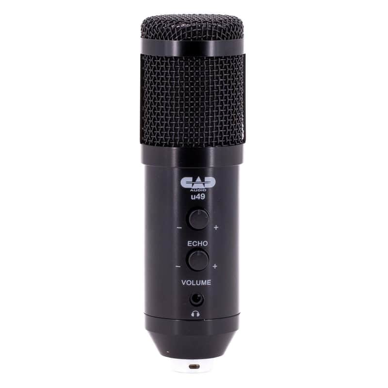 CAD Audio U49 USB Side Address Studio Microphone with Headphone Monitor and Echo image 1