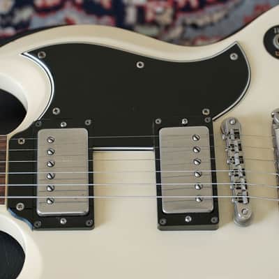 MIJ 1989 Greco Polaris White SG Standard model SS63-60 with Sheptone pickups image 21