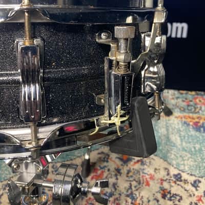 Ludwig - 5x14" Acrolite "Blackrolite" Snare Drum, 8-Lug, 1980s image 4