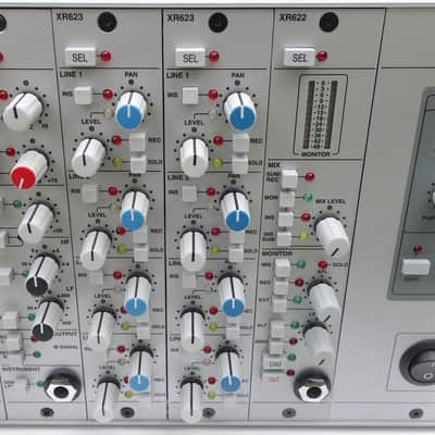 Solid State Logic X-Rack Modules - 2x XR623 4-Input + XR622 Master Output - SSL XLogic X-Desk Series Summing Line Mixer image 2