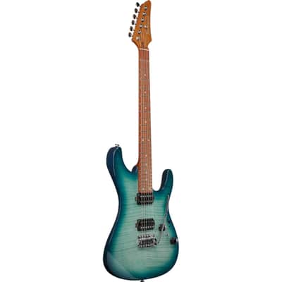 Ibanez Standard AZ24S1FTXB Electric Guitar - Transparent Turquoise Burst image 6