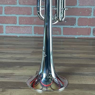 Yamaha YTR-8445 II Custom Xeno Professional C Trumpet - Silver Plated image 3