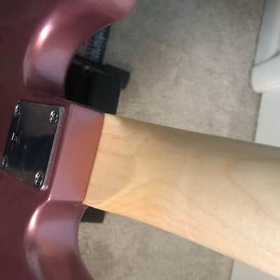 Squier Jazz bass 2022 - Burgundy Mist image 9