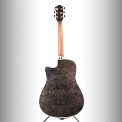 BC Rich  Prophecy series 6-string Acoustic-electric with Maple Top, Maple Back and Sides, Mahogany Neck, and Ebony Fingerboard - Smoke Black Quilt (X7) (0073A) image 6