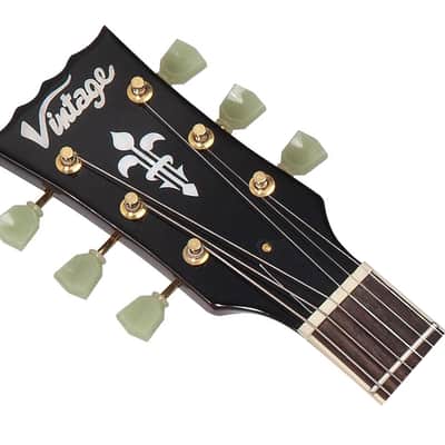 Vintage ReIssued Series V100 Electric Guitar - Tobacco Sunburst image 1