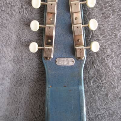 Magnatone Varsity 1950's MOT Blue Amp & Magnatone Lap Steel image 11
