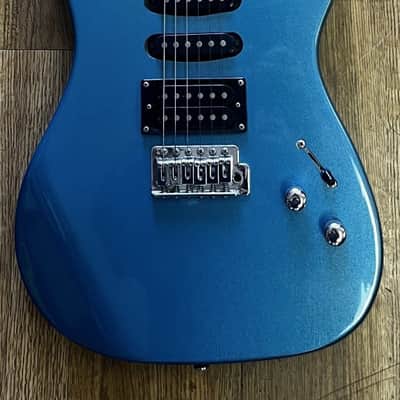 WASHBURN PRO X-SERIES X-10 HSS ELECTRIC GUITAR 2006 BLUE (USED) image 2