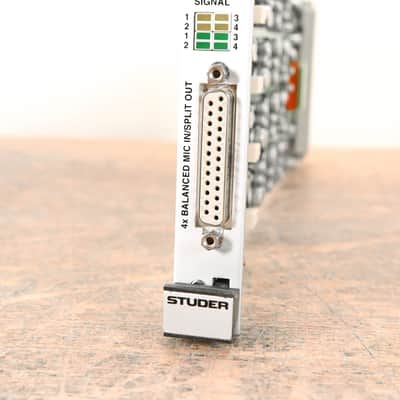 Studer Mic/Line In Card for D21m Modular I/O System CG01HDC image 3