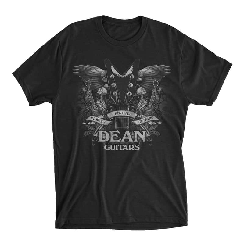 Dean Guitars "World's Finest Guitars" T-Shirt, Charcoal, Small image 1