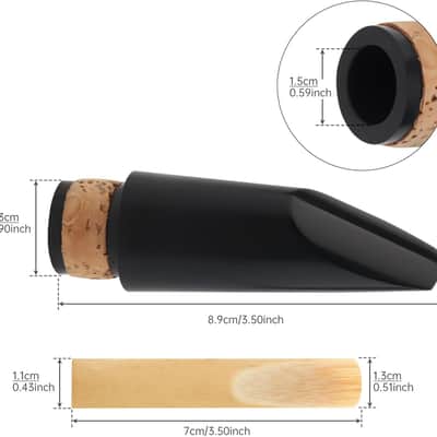 Portable BB Clarinet Mouthpiece Kit with Reed image 2
