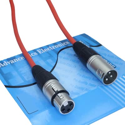 50 Foot Male To Female Xlr Microphone Cable (Orange) image 2