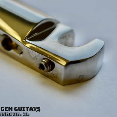 New! Gibson OEM Wraptail Tailpiece with Studs Nickel Finish fits Les Paul Special, Sg Special, Melody Maker Wrap Tail image 5
