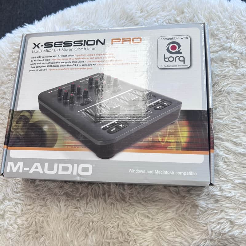 M-Audio X-Session Pro DJ MIDI Controller/Mixer 2000s - Gray image 1