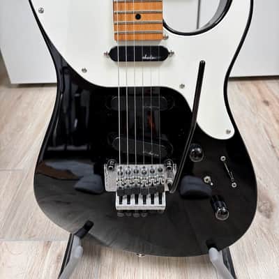 Charvel Jackson The Spectrum / Model 8 with Maple Fretboard 1986 - 1989 - Black w/HSC image 2