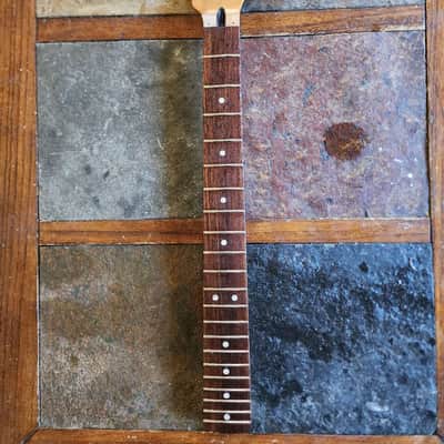 Fender strat neck MIM Deluxe 60th Anniversary 2006 - rosewood/gold image 3