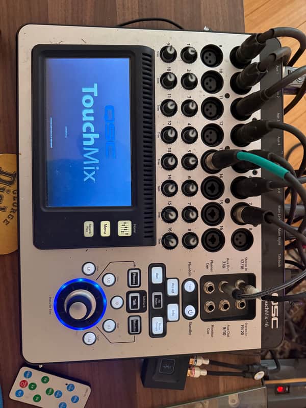 QSC TouchMix-16 Touch Screen Compact Digital Mixer 2010s - Silver image 1