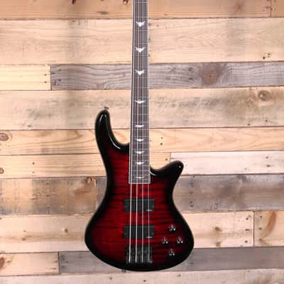 Schecter Stiletto Extreme-4 4-String Bass Black Cherry image 4