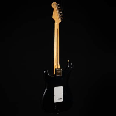 Fender Custom Shop 1955 Stratocaster - Lush Closet Classic - Black w/ Gold Hardware image 12