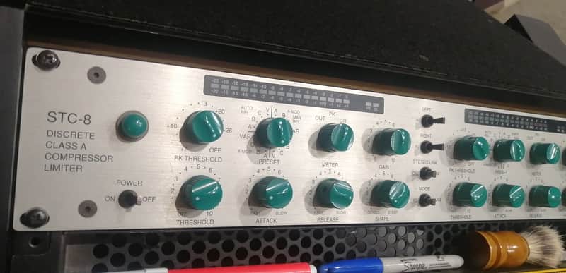 Crane Song STC-8/M Stereo Compressor Limiter - Mastering Version 2010s - Silver image 1
