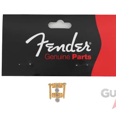 Genuine Fender Original Stratocaster Strat Guitar String Guides - Gold w/ Screws image 4