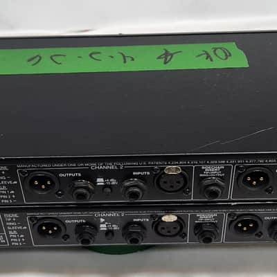 dbx 166XL Stereo Compressor / Limiter / Gate 2000s - Black image 2