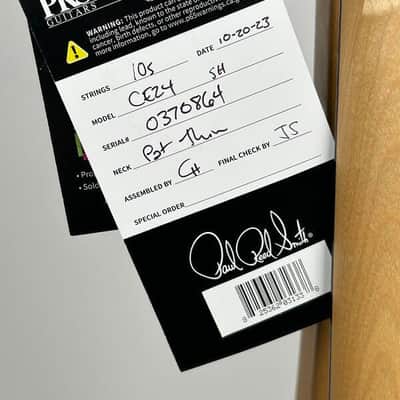 PRS CE 24 Semi-Hollow - Faded Blue Smokeburst image 8