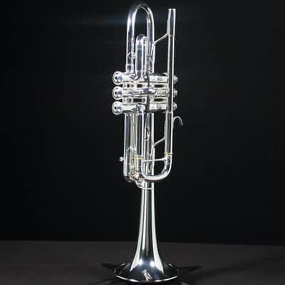 Yamaha YTR-8445IIS Custom Xeno C Trumpet (Silver Plated) image 8