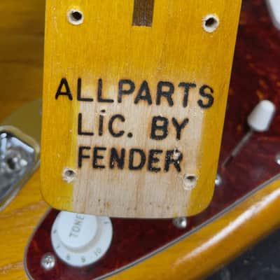 Used Partscaster HSS Stratocaster Electric Guitar with Bag image 13