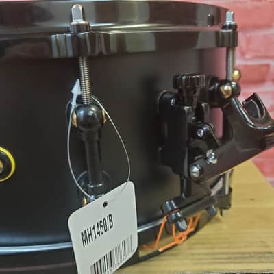 Pearl Matt Halpern 14x6" Black-on-Brass Powder-Coat Kit Snare Drum WorldShip NEW | Authorized Dealer image 4