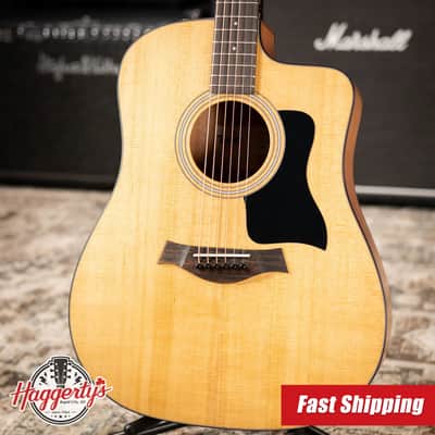 Taylor 110ce Dreadnought Acoustic/Electric Guitar - Solid Torrefield Spruce with Gig Bag - Factory Demo image 1
