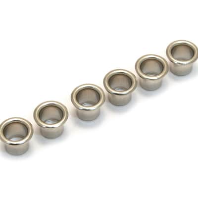 TK-0902-001 (6) Nickel Eyelet Tuner Bushings For Early Gibson® Guitar