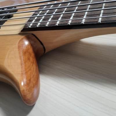Warwick RockBass Streamer NT 5 String Electric Bass Guitar Natural image 11