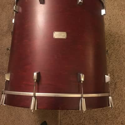 Orange County Drum & Percussion OCDP USA 6-piece drum kit 2002 Burgundy Satin image 15
