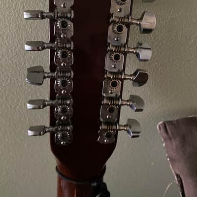Harmony-Rare Model H 570 12 String-Nice Low Action 1970’s Natural Spruce Beauty - Nice Player - NM Condition. Comes w/ New Gator Case!! image 8